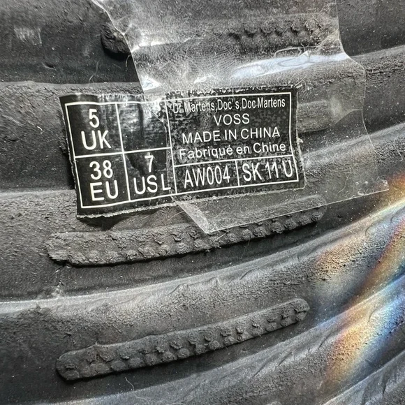 Dr. Martens Voss Black Sandals Size 7 - Picture 8 of 8